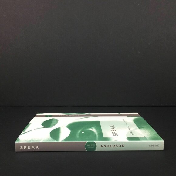 Speak Paperback Book Laurie Halse Anderson Platinum Edition Penguin Group 2006 - Picture 5 of 12